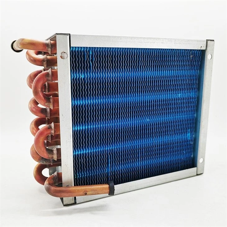Copper Cooling Tube Aluminium Fin Stainless Steel Coil Condeners