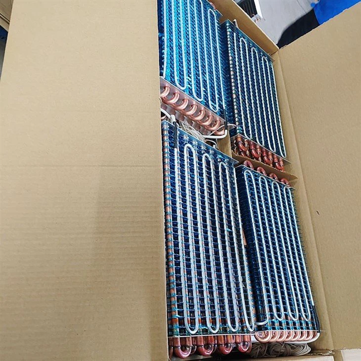 Defrosting Copper Tube Aluminum Fin Evaporator